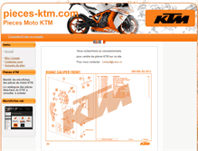 Tablet Screenshot of pieces-ktm.com